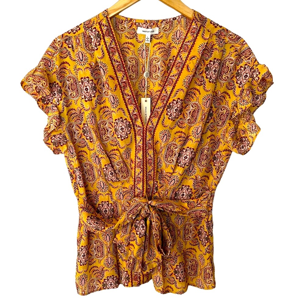 MAX STUDIO Tops Women’s Size Large Blouse